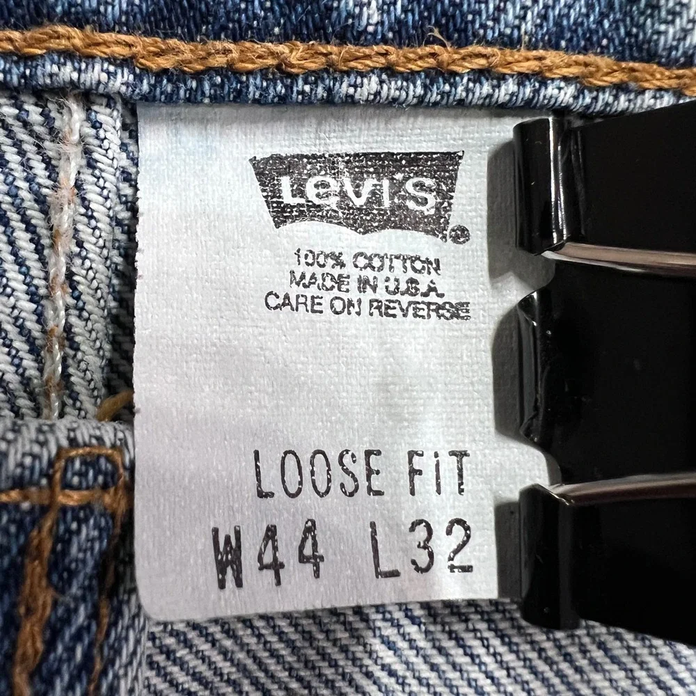 1998 Vintage Levi's 545 Loose Fit Jeans‎ Mens W44 L32 Brown Tab USA Made